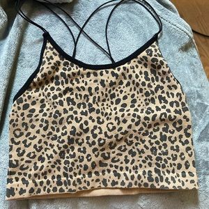 cheetah print top